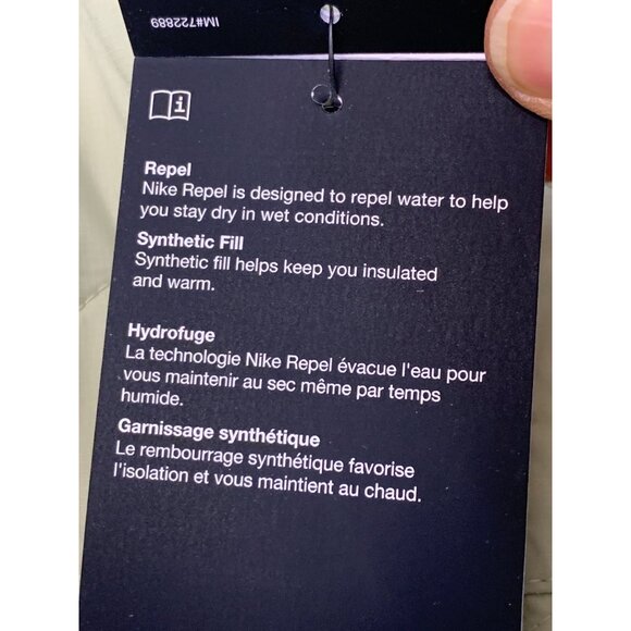 NWT Nike Oversized Fit Quilted Shirt Jacket Shacket Women L/XL - Picture 3 of 12